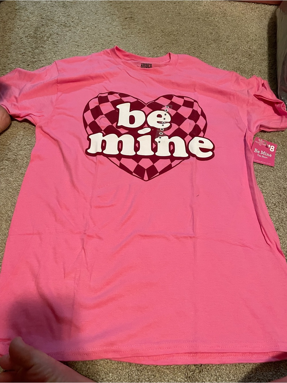 Be Mine Graphic Short-Sleeve Tee - Pink